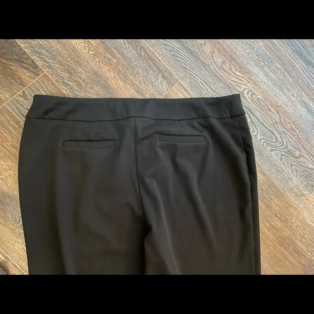 Avenue black knit trousers